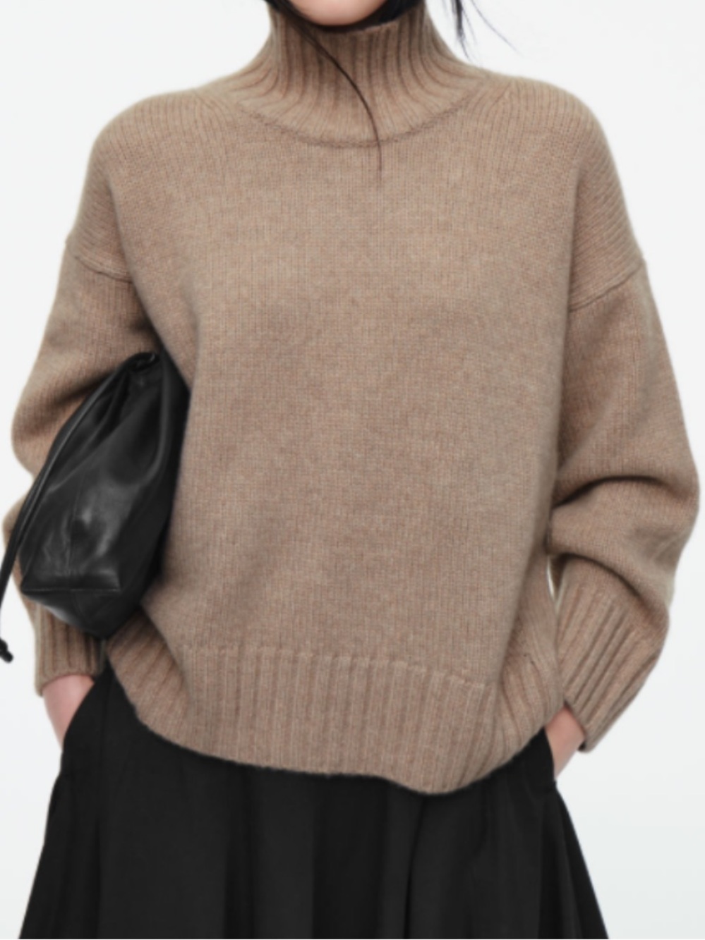 COS pure cashmere chunky turtleneck sweater NWT, Medium